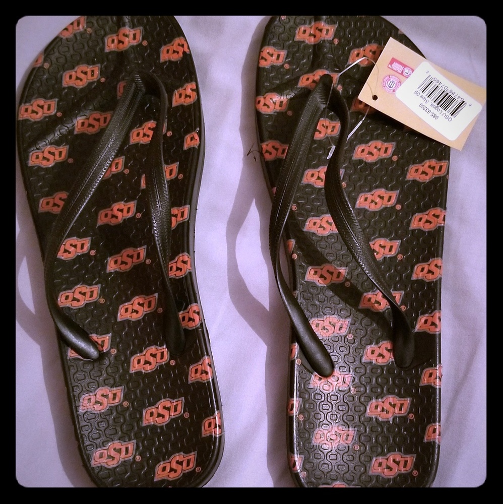 OSU Flip Flops, size 9